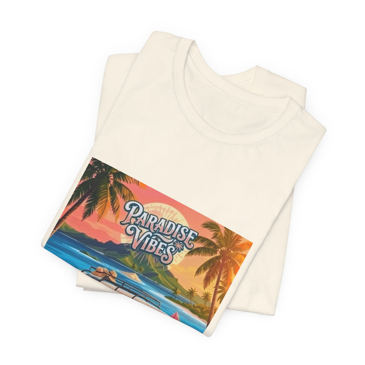 Paradise Vibes Beach Van T-Shirt