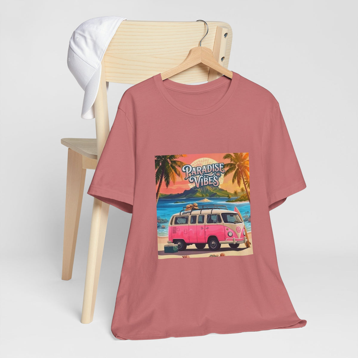 Paradise Vibes Beach Van T-Shirt