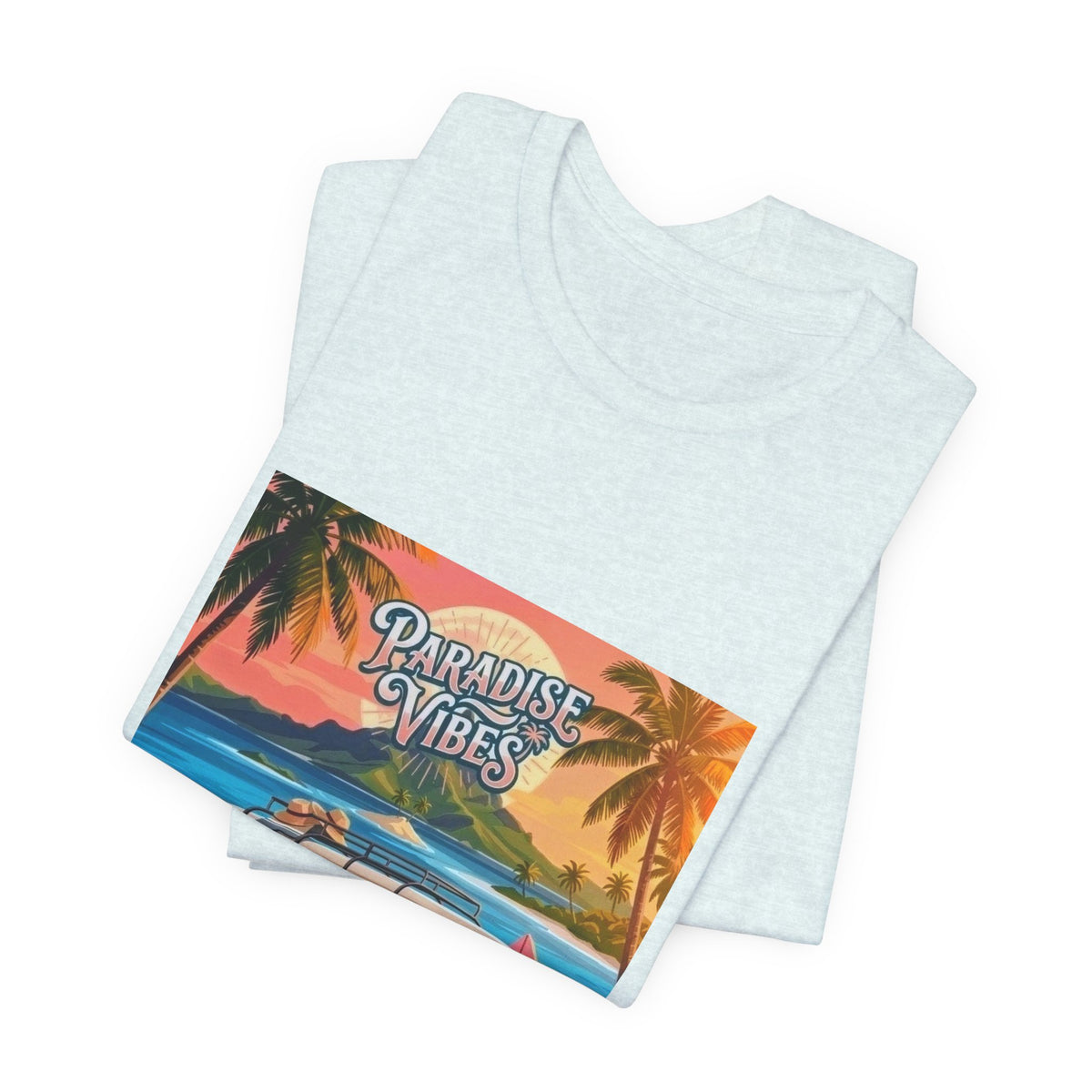 Paradise Vibes Beach Van T-Shirt