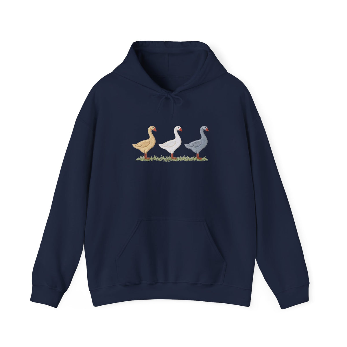 Unisex Duck Graphic Hoodie – Cozy Bird Lover Sweatshirt, Casual Pullover Hoodie