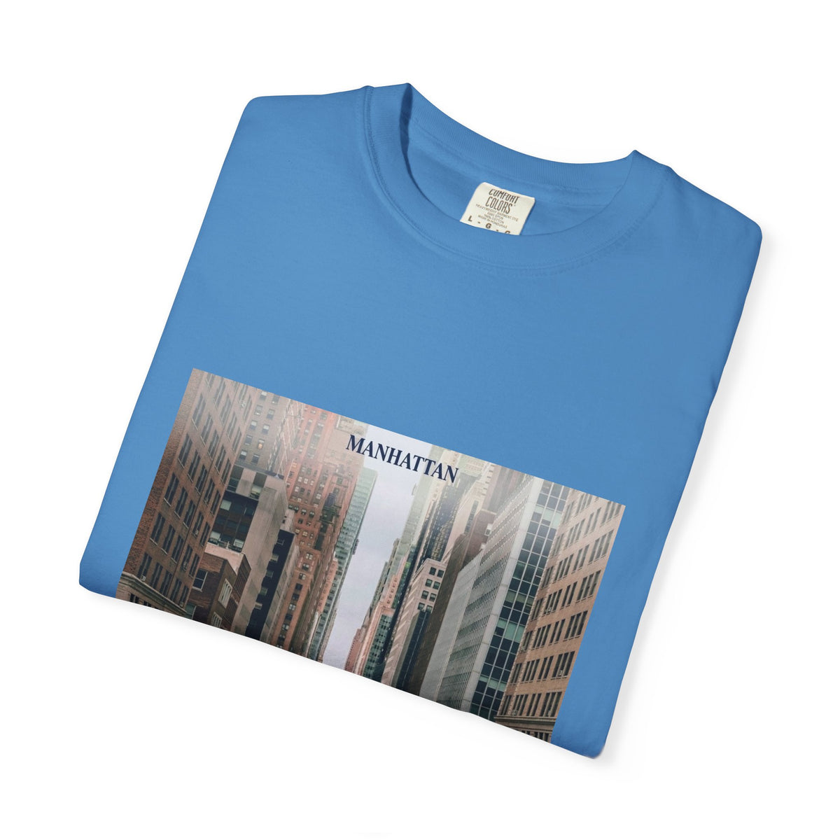 Manhattan Street Photo T-Shirt — Vintage NYC Cityscape Tee