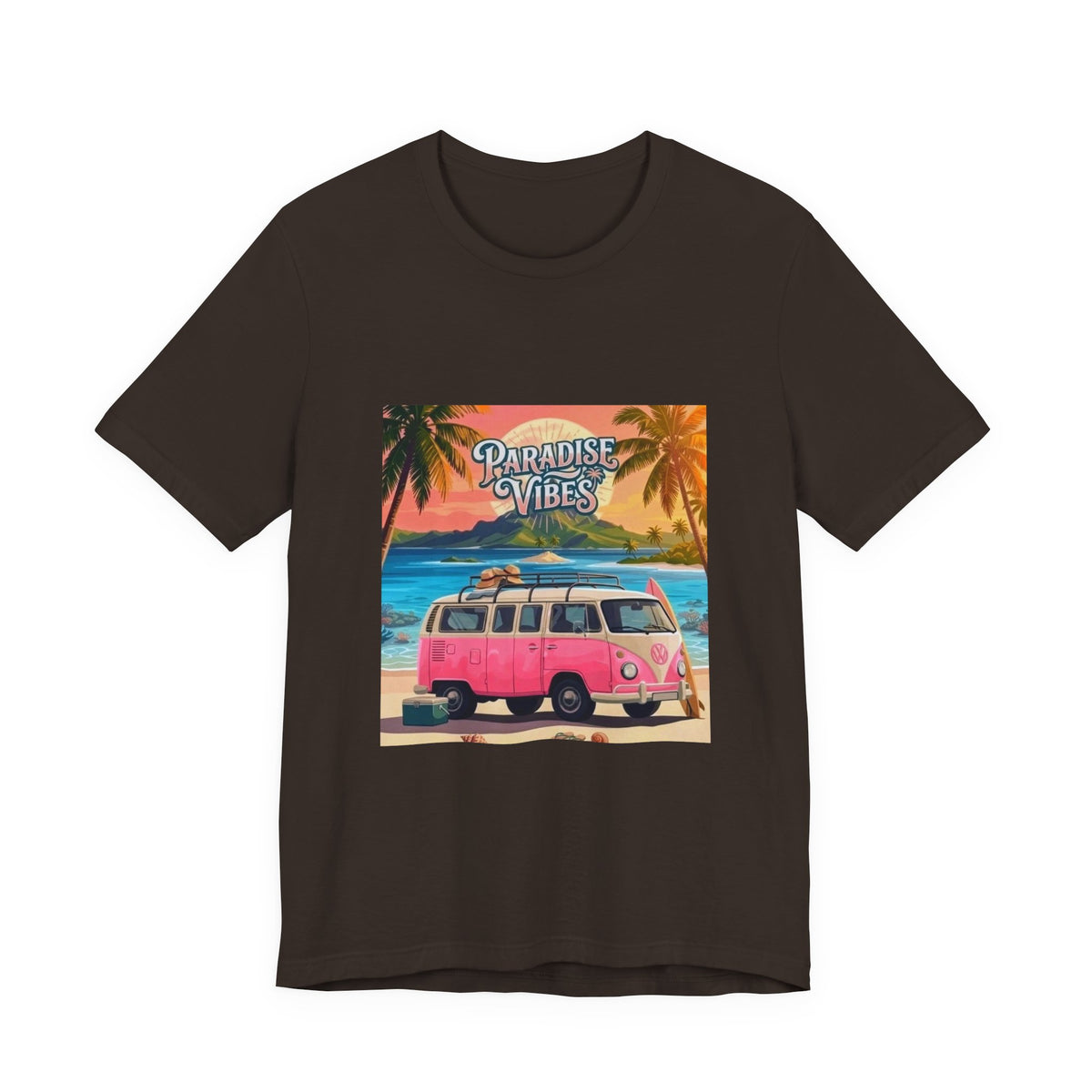 Paradise Vibes Beach Van T-Shirt