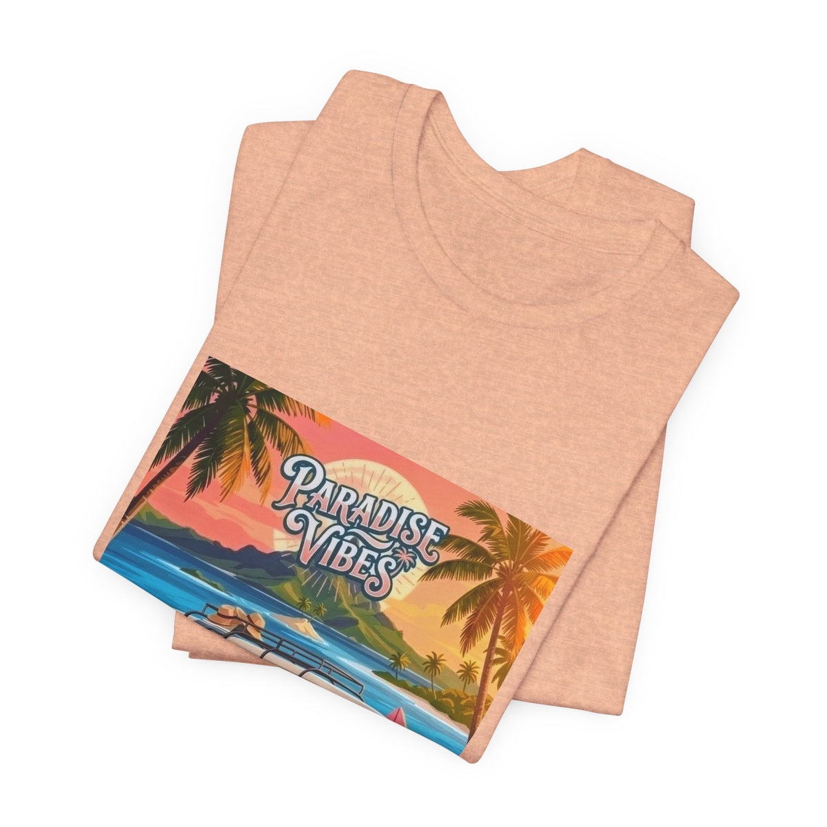 Paradise Vibes Beach Van T-Shirt