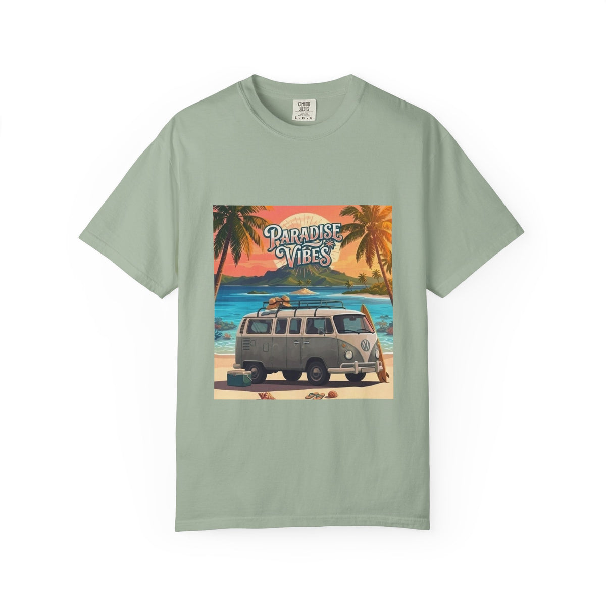 Paradise Vibes Surf Van Men T-Shirt