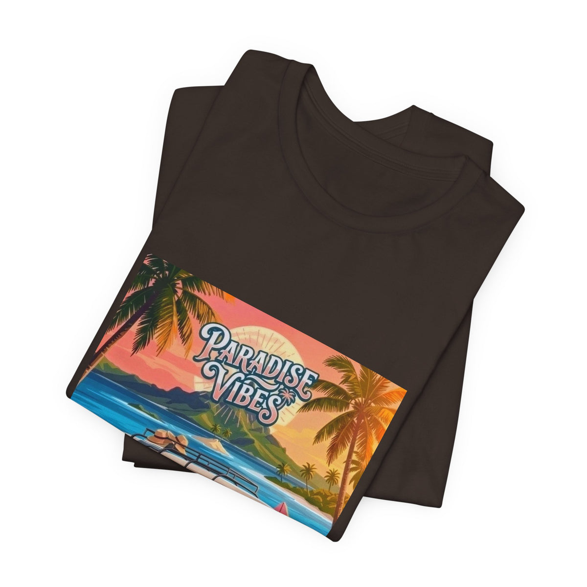 Paradise Vibes Beach Van T-Shirt