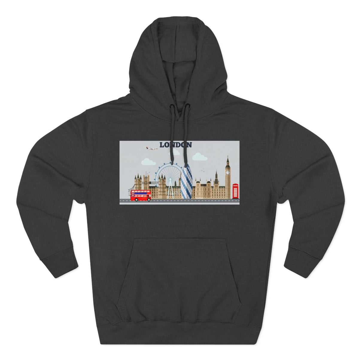 City Skyline Graphic Hoodie