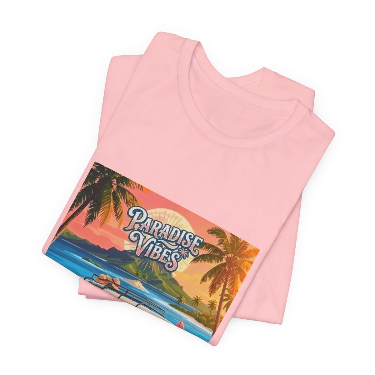 Paradise Vibes Beach Van T-Shirt