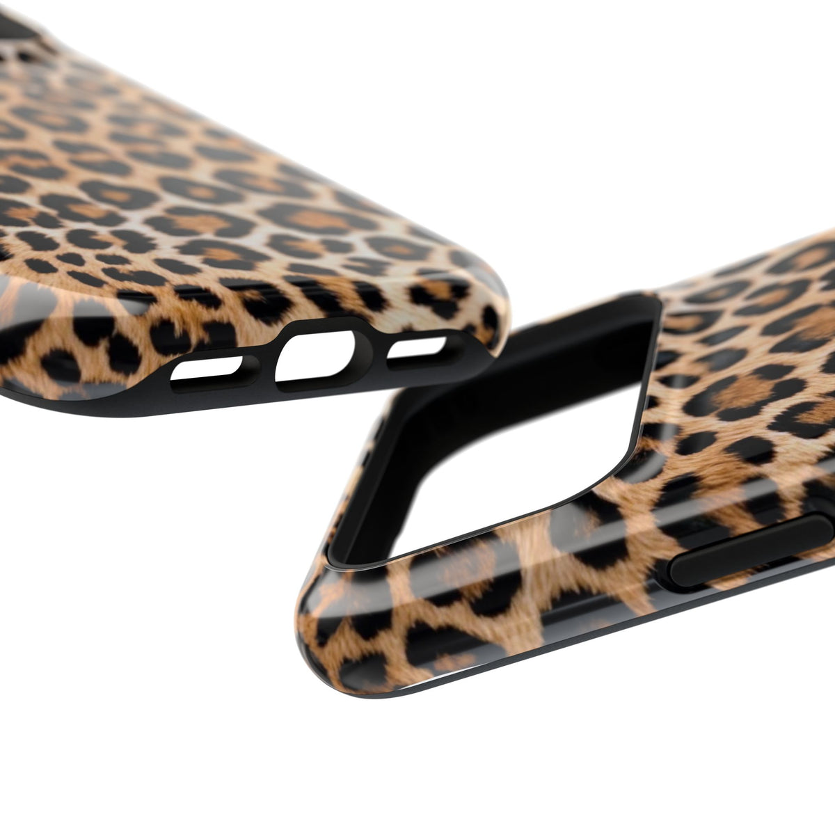 Classic Leopard Print Magnetic Phone Case — Impact-Resistant Protective Cover