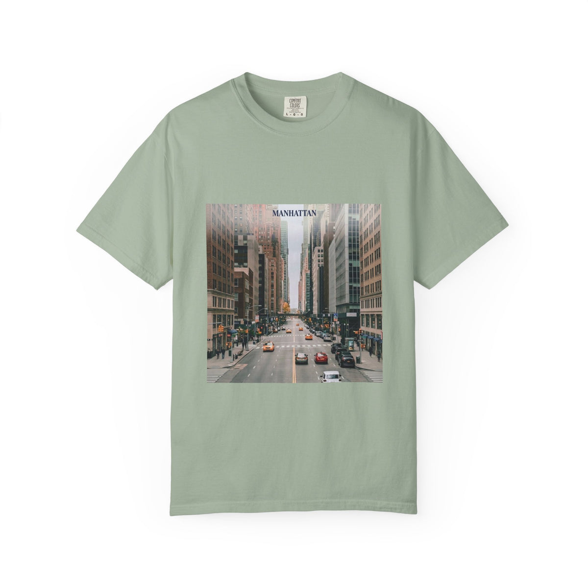 Manhattan Street Photo T-Shirt — Vintage NYC Cityscape Tee