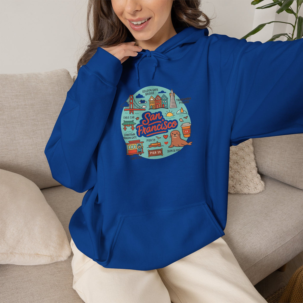 San Francisco Travel Graphic Hoodie