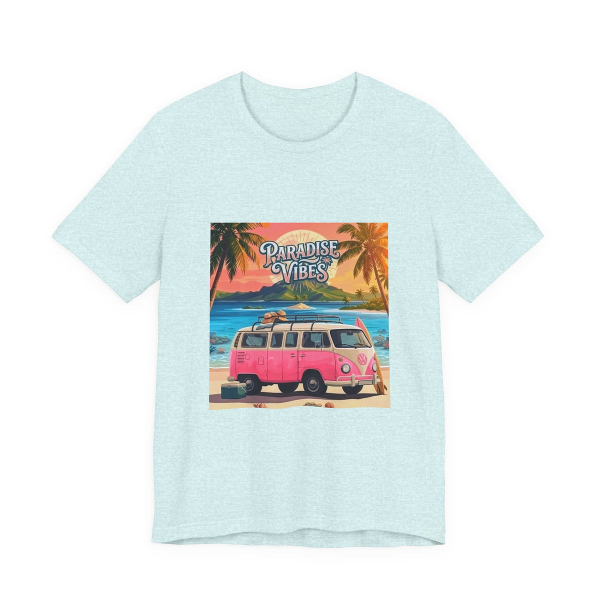Paradise Vibes Beach Van T-Shirt