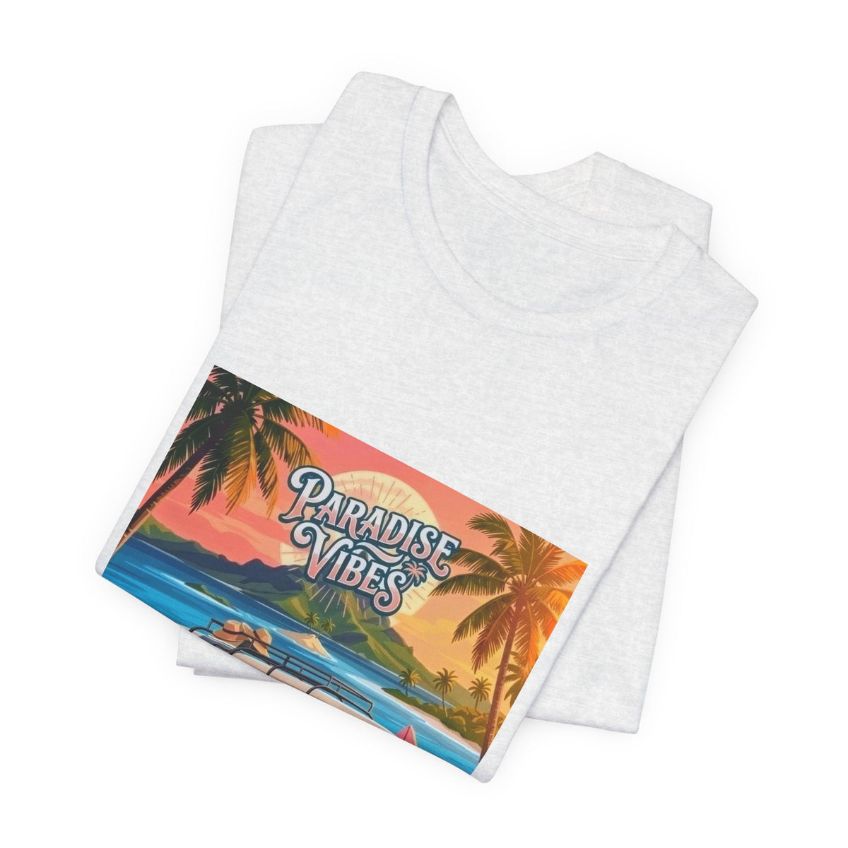 Paradise Vibes Beach Van T-Shirt