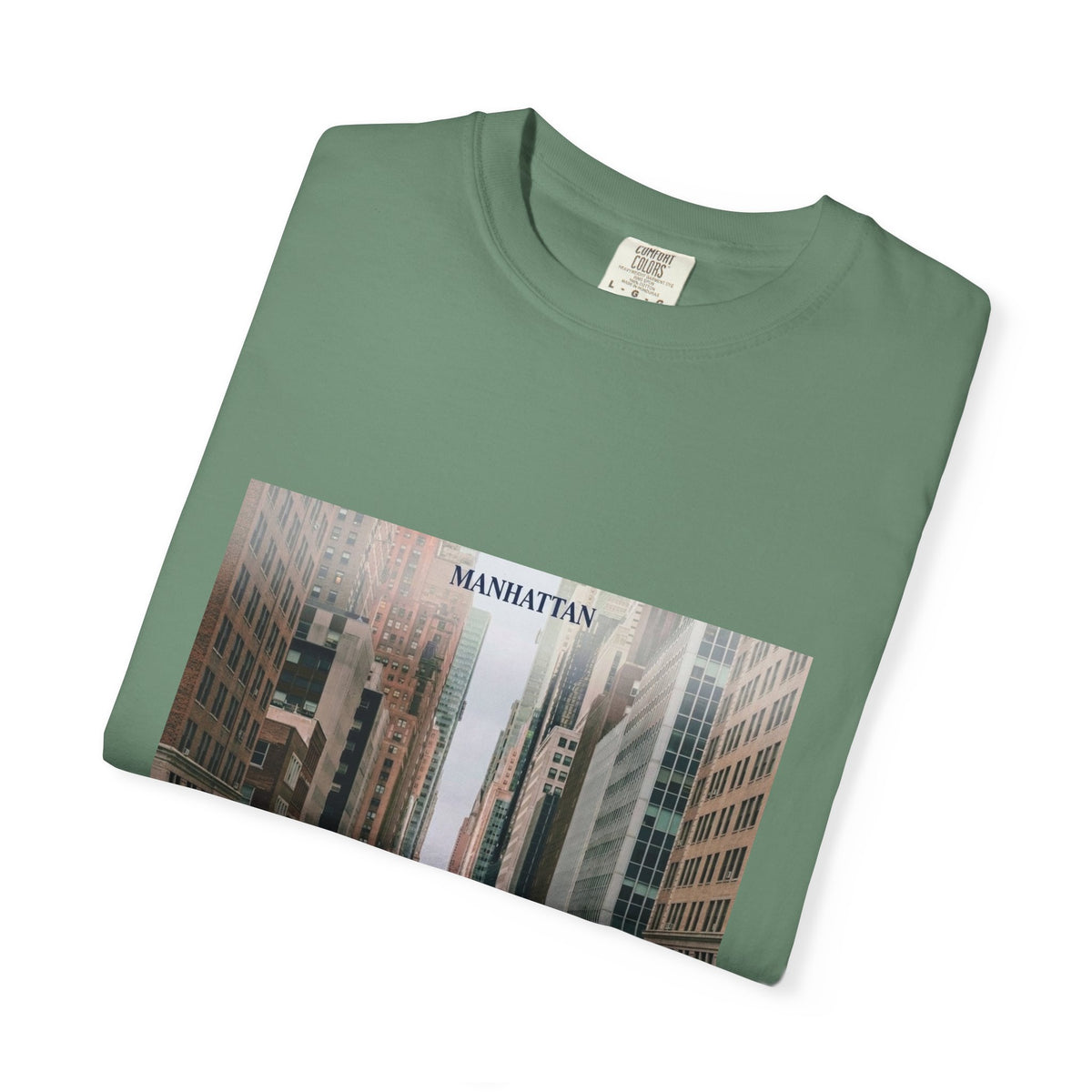 Manhattan Street Photo T-Shirt — Vintage NYC Cityscape Tee