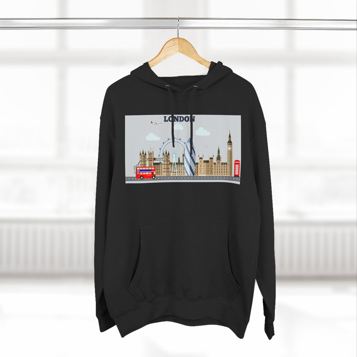 City Skyline Graphic Hoodie