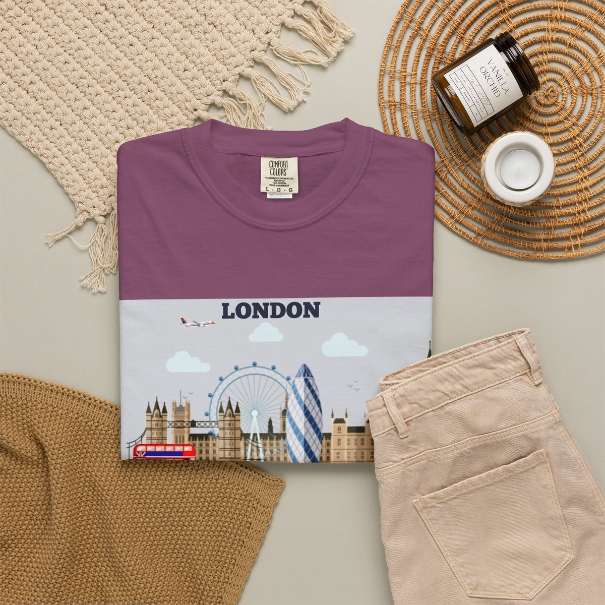 London Skyline Travel T-Shirt