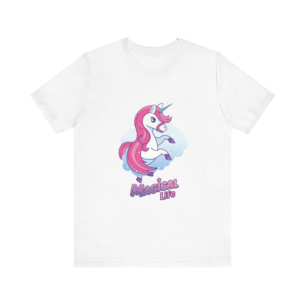 Magical Life Unicorn Tee - Cute Pink Unicorn Graphic T-Shirt for Kids & Teens