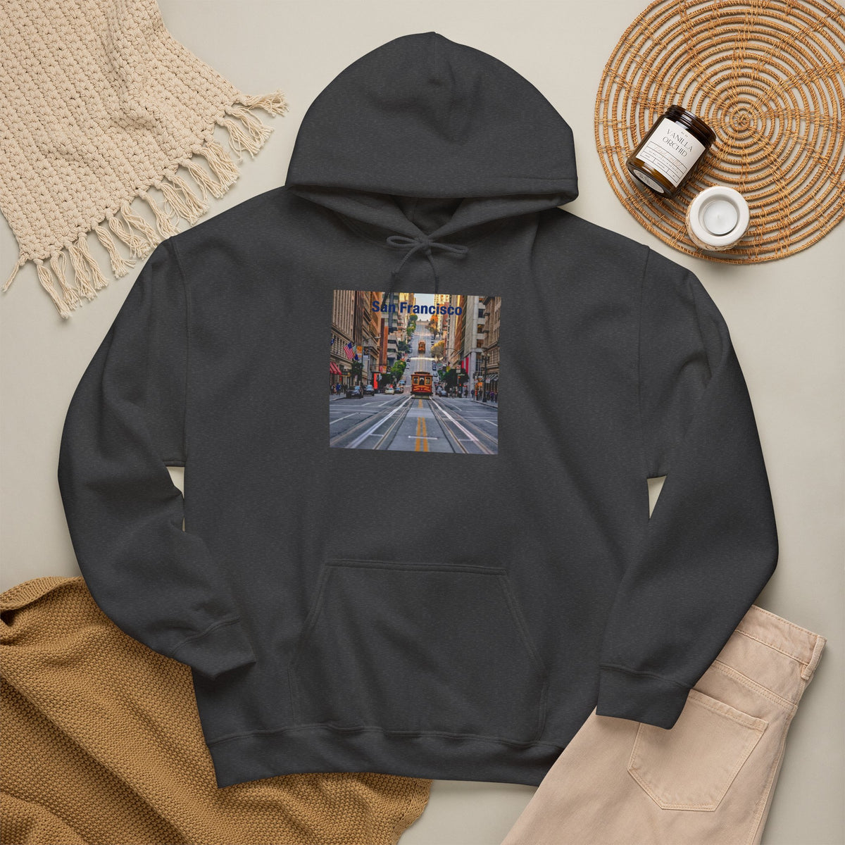 Urban City Street Scene Hoodie