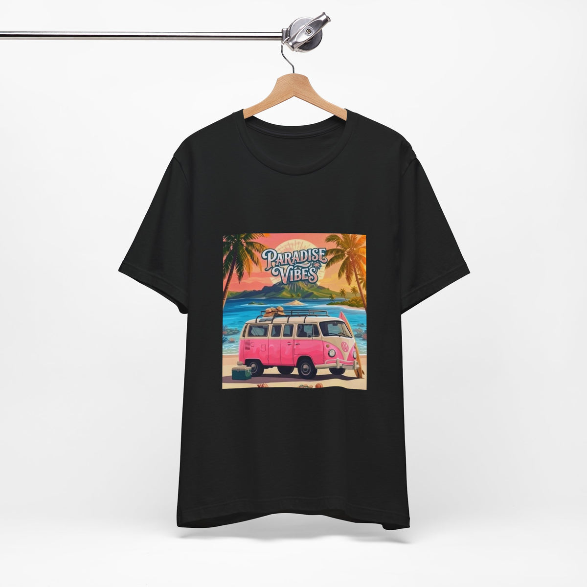 Paradise Vibes Beach Van T-Shirt