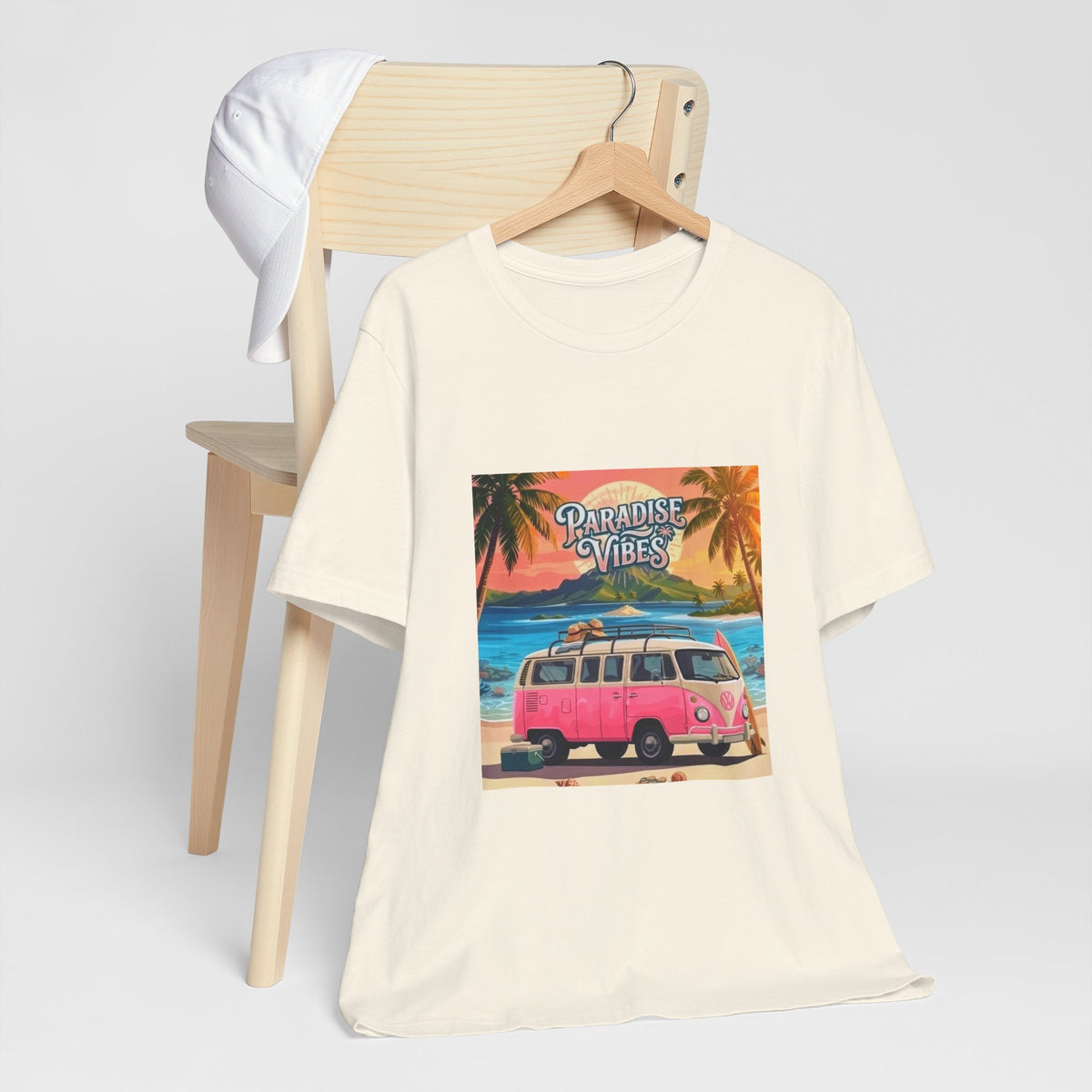 Paradise Vibes Beach Van T-Shirt