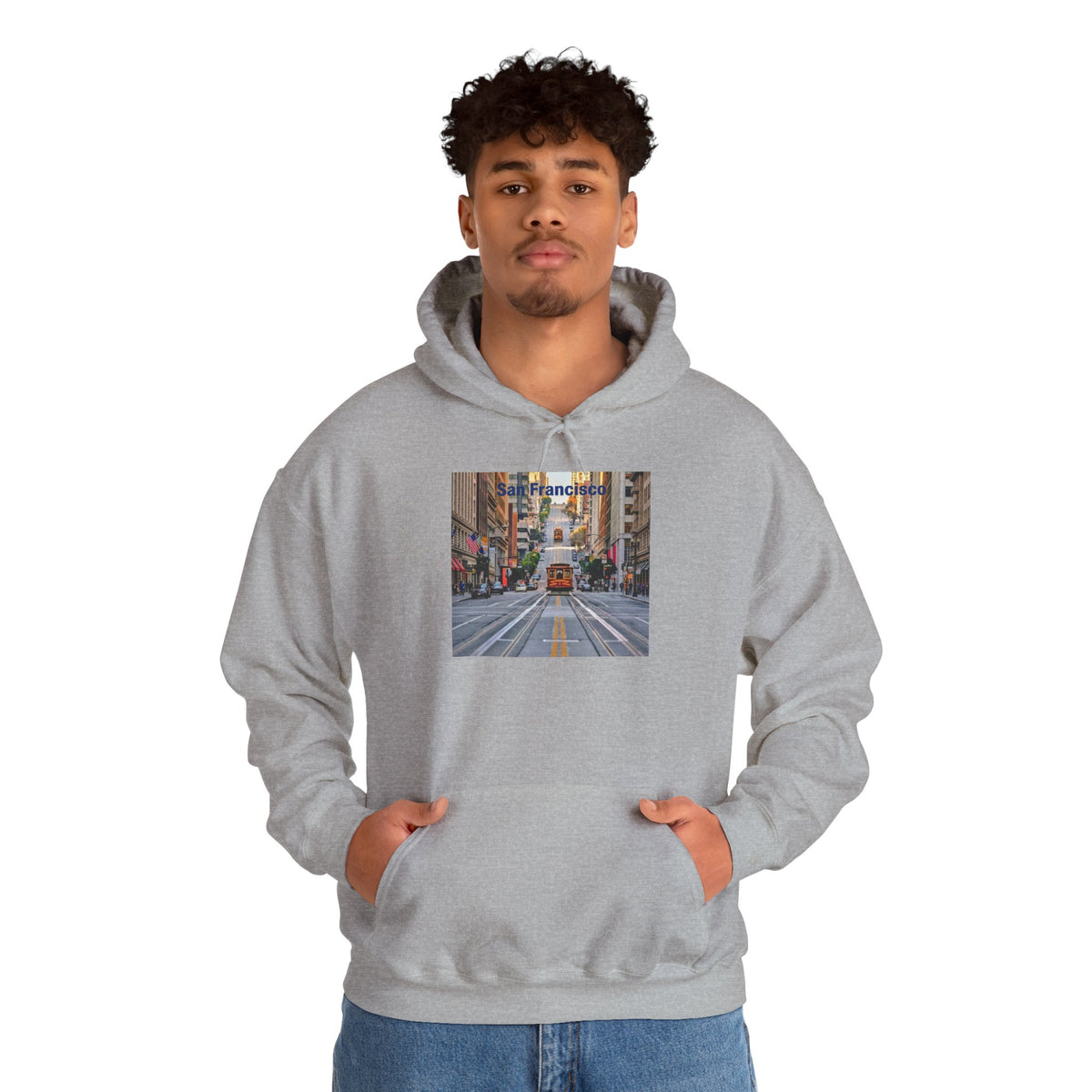 Urban City Street Scene Hoodie