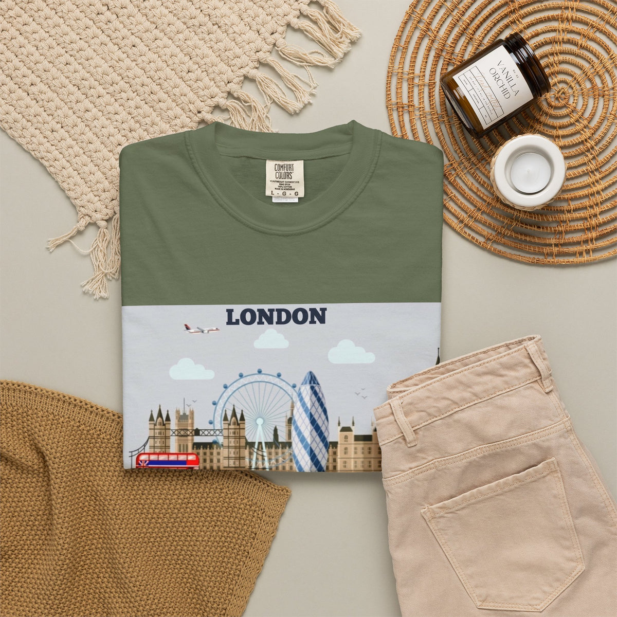 London Skyline Travel T-Shirt
