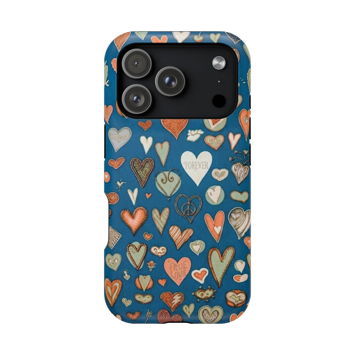 Heart Pattern Magnetic Phone Case