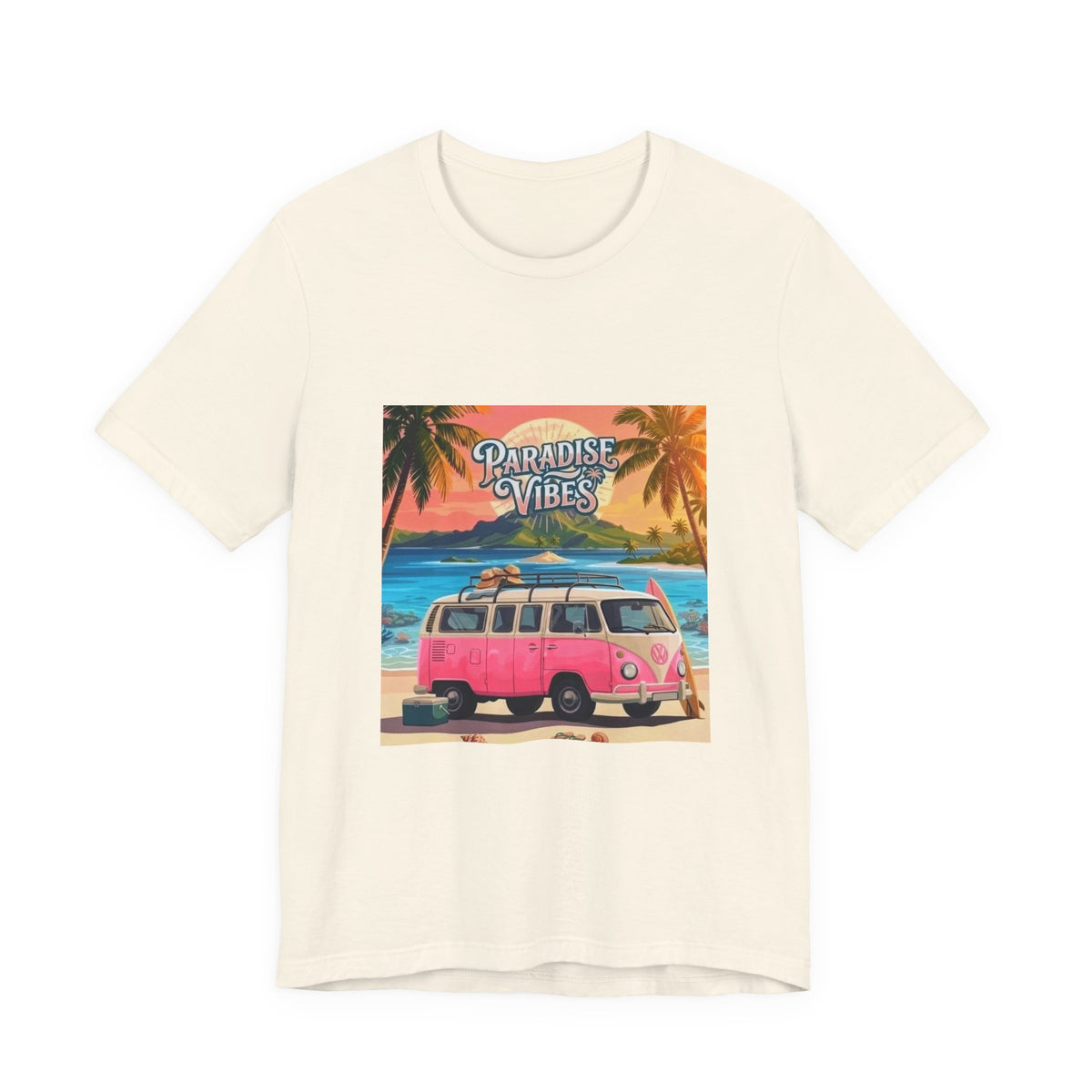 Paradise Vibes Beach Van T-Shirt