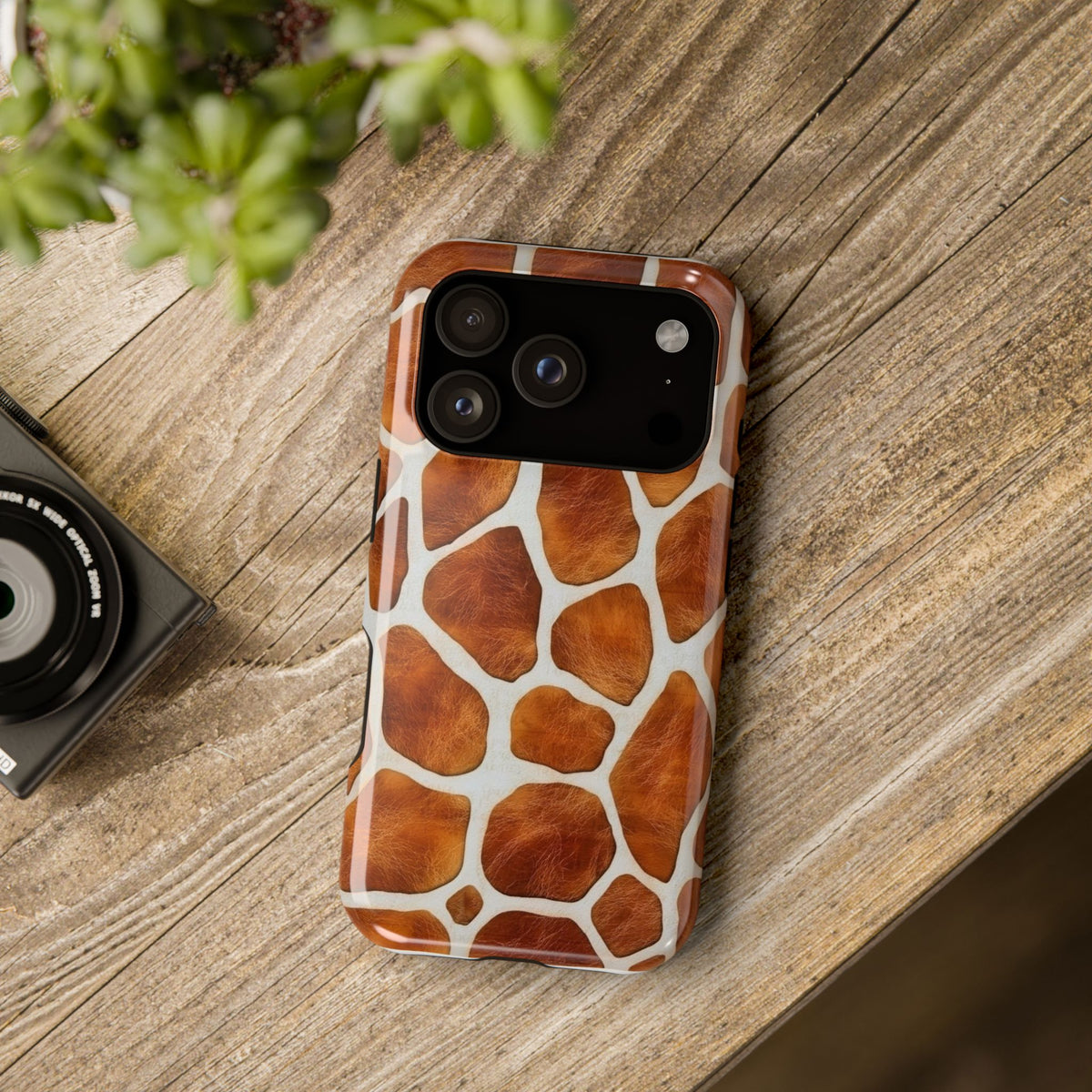 Giraffe Print Magnetic Phone Case