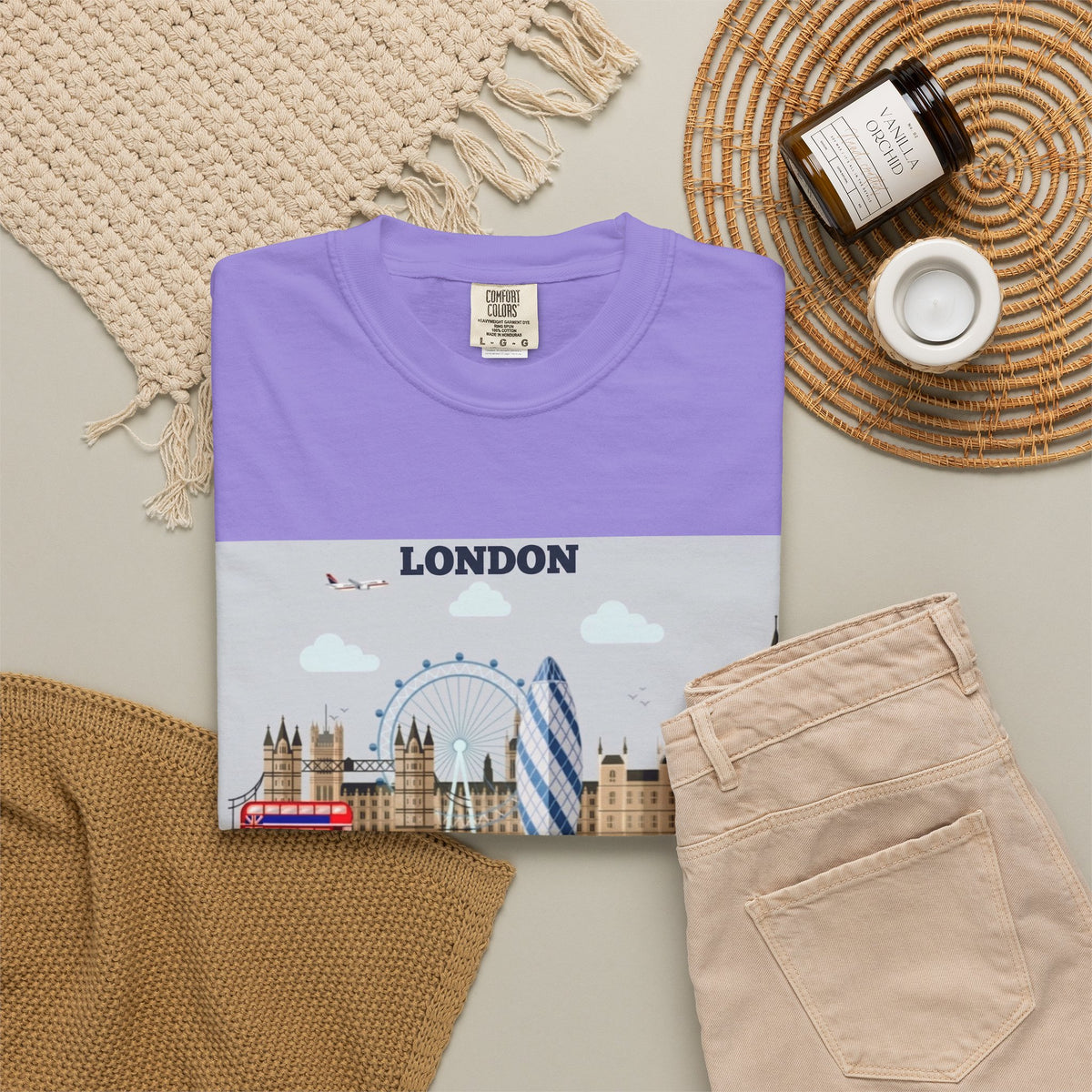 London Skyline Travel T-Shirt