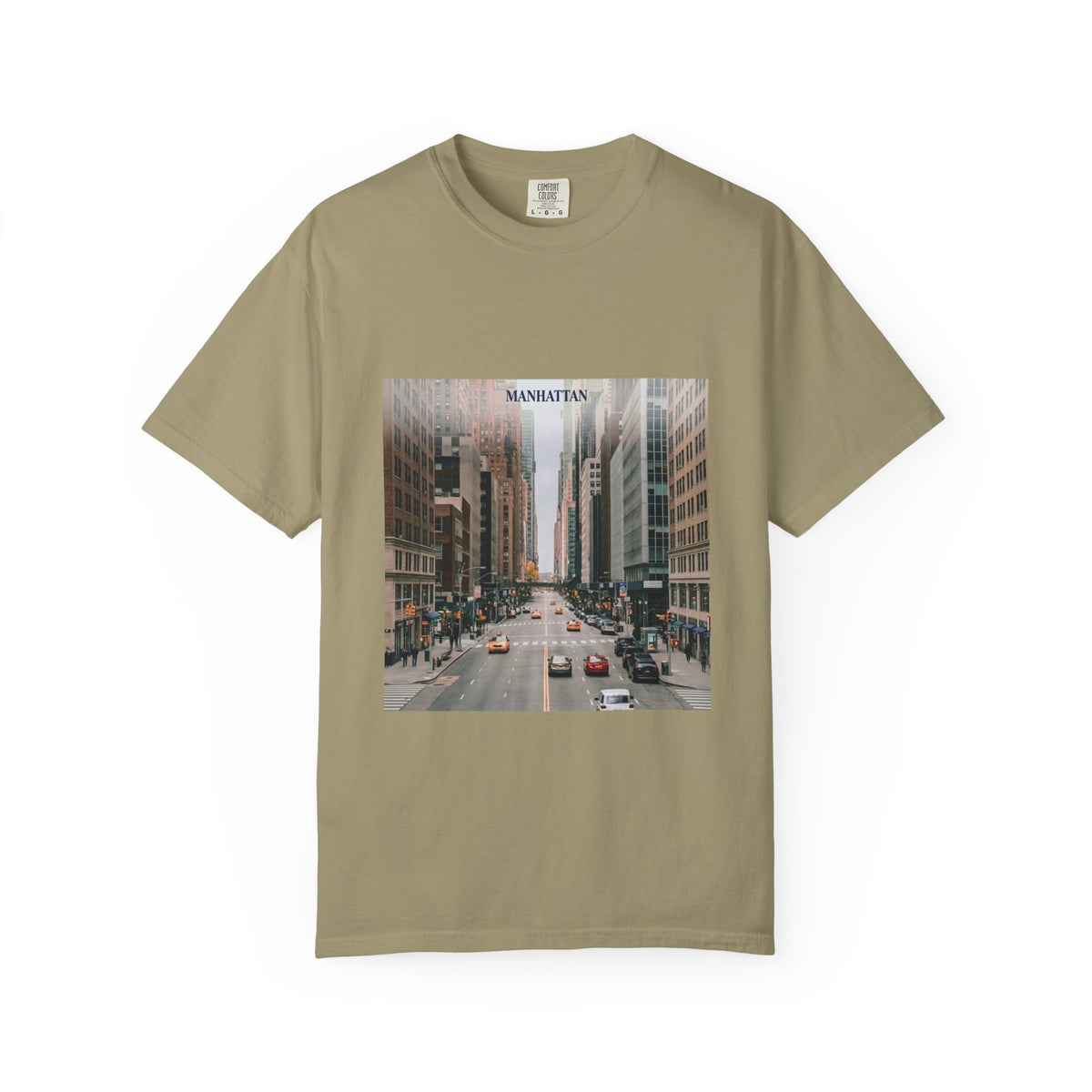Manhattan Street Photo T-Shirt — Vintage NYC Cityscape Tee