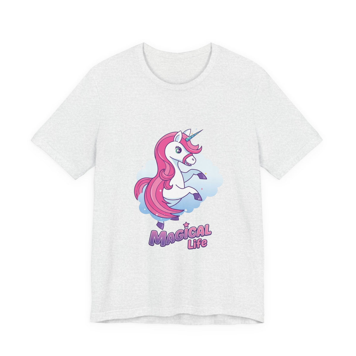 Magical Life Unicorn Tee - Cute Pink Unicorn Graphic T-Shirt for Kids & Teens