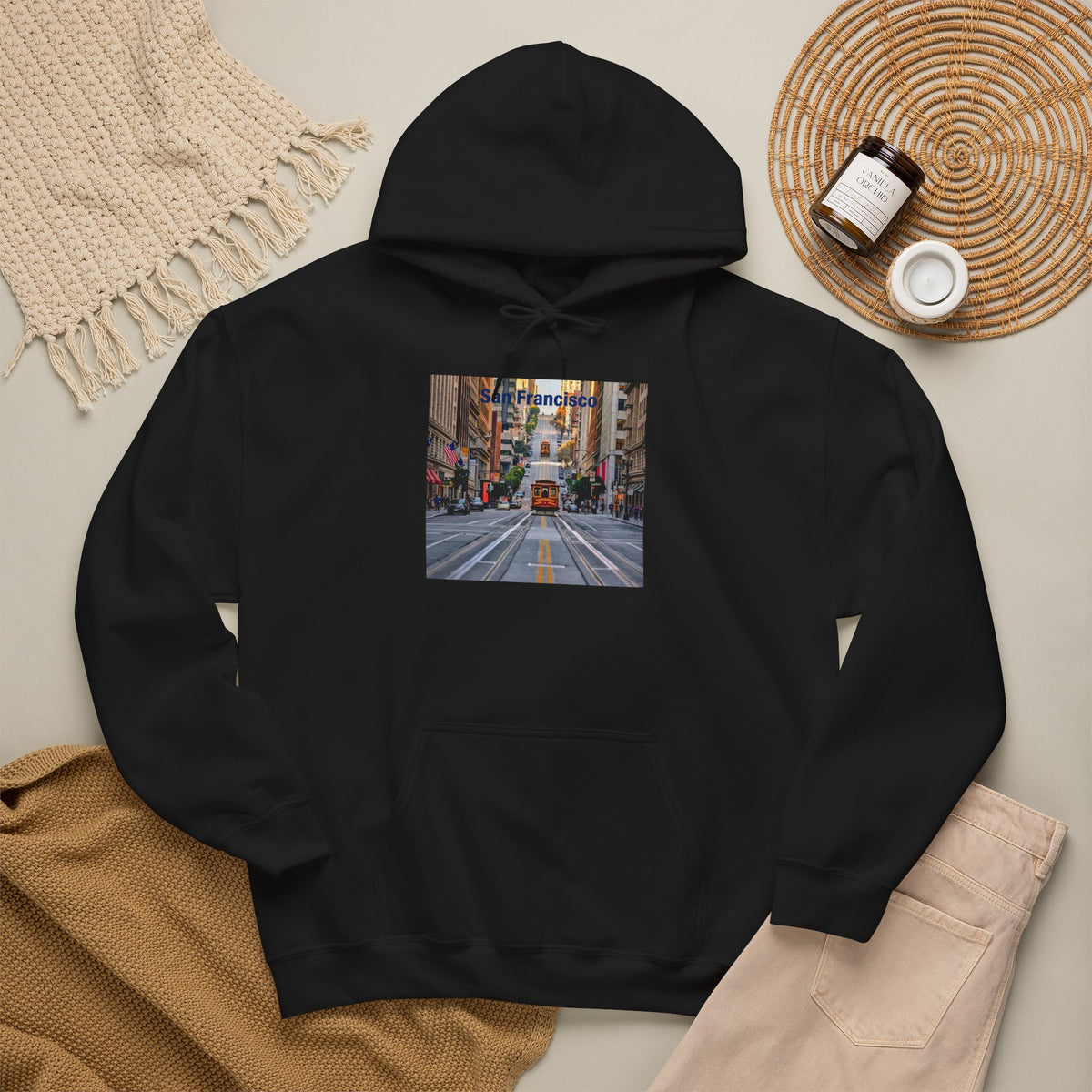 Urban City Street Scene Hoodie