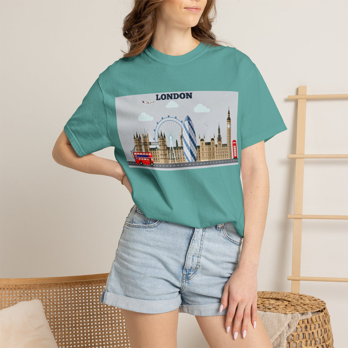 London Skyline Travel T-Shirt
