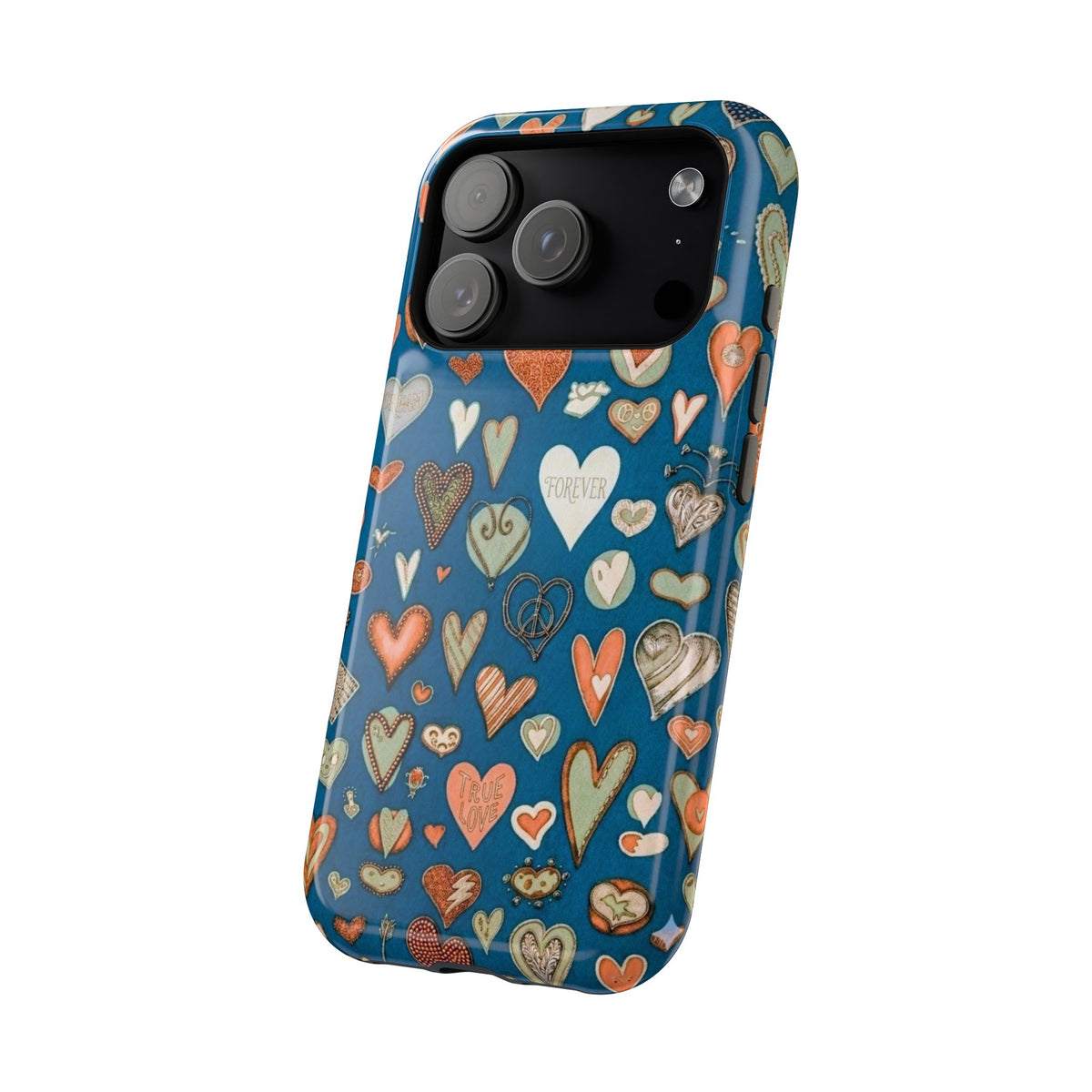 Heart Pattern Magnetic Phone Case