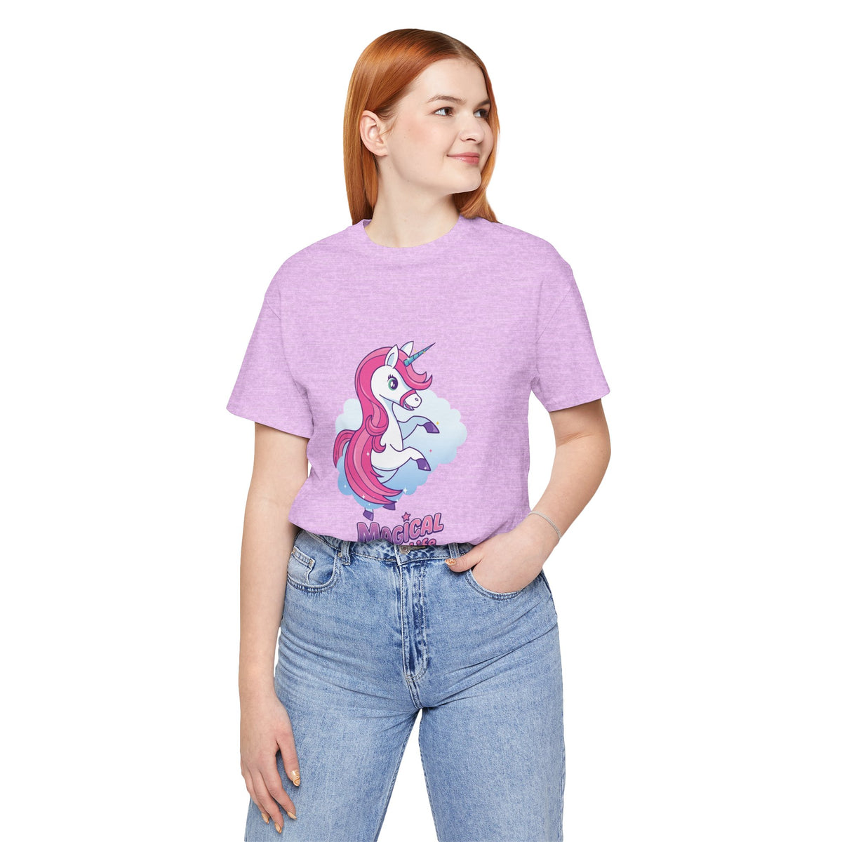 Magical Life Unicorn Tee - Cute Pink Unicorn Graphic T-Shirt for Kids & Teens