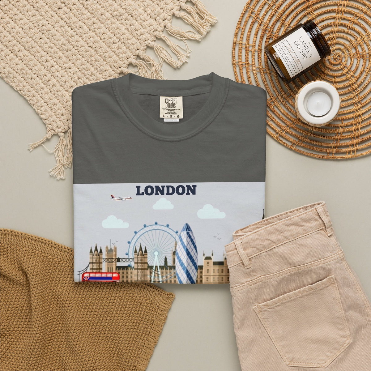 London Skyline Travel T-Shirt