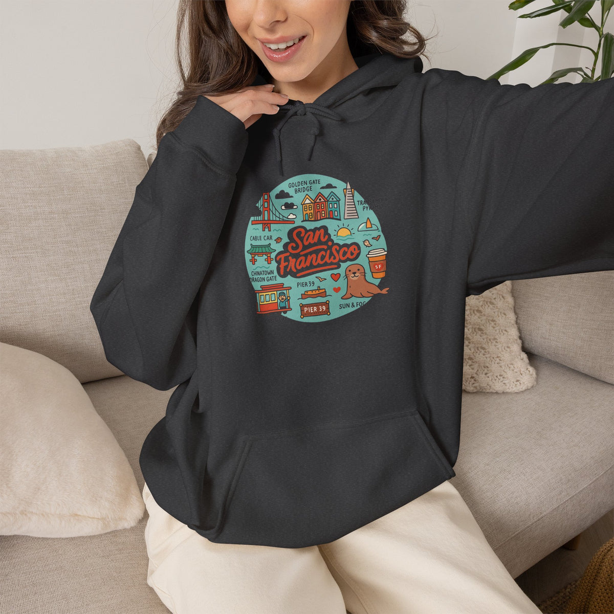 San Francisco Travel Graphic Hoodie