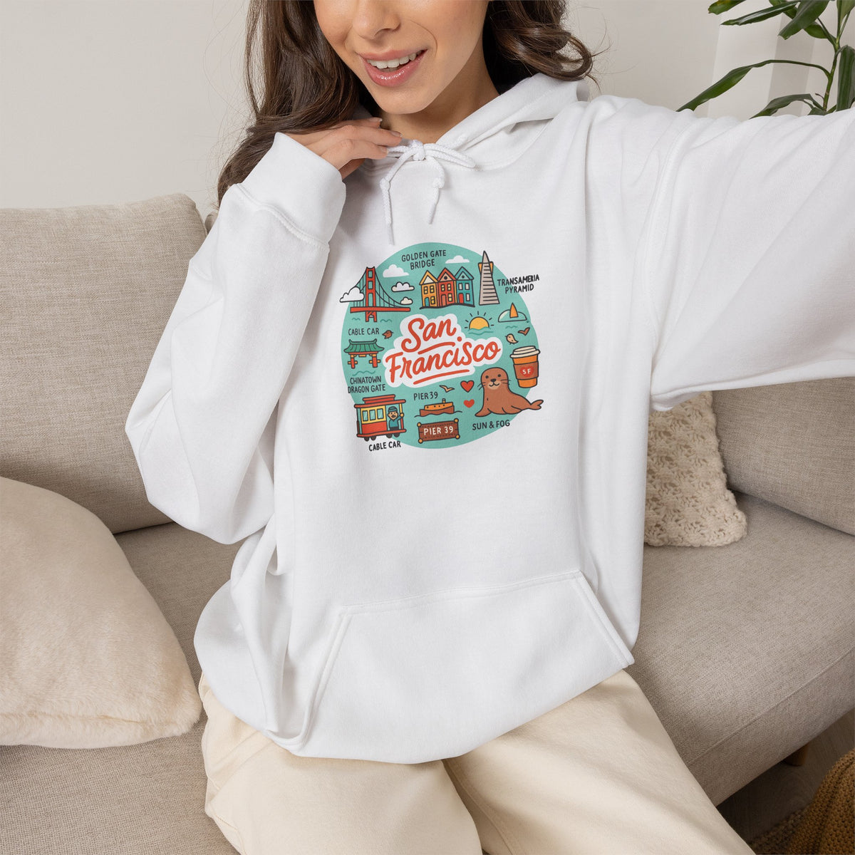 San Francisco Travel Graphic Hoodie