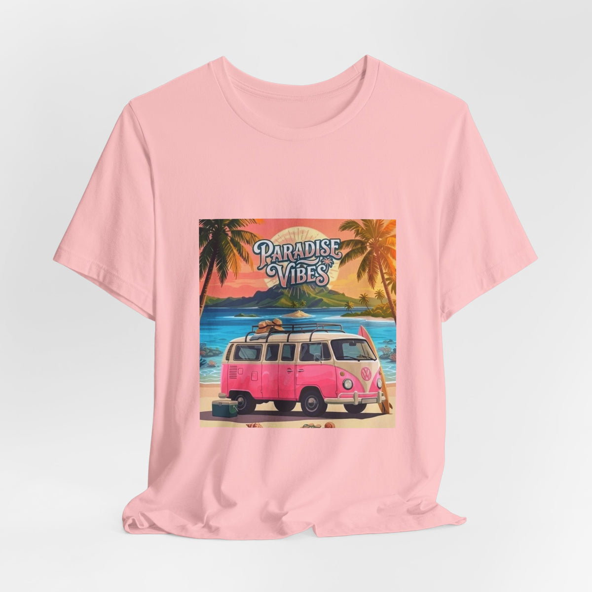 Paradise Vibes Beach Van T-Shirt