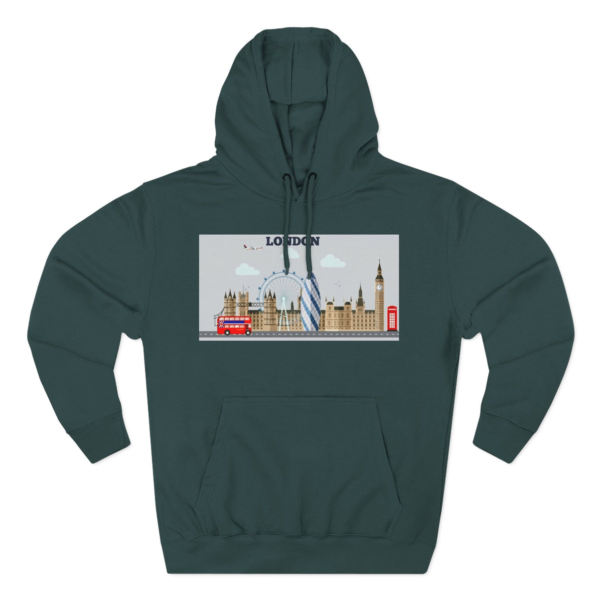 City Skyline Graphic Hoodie