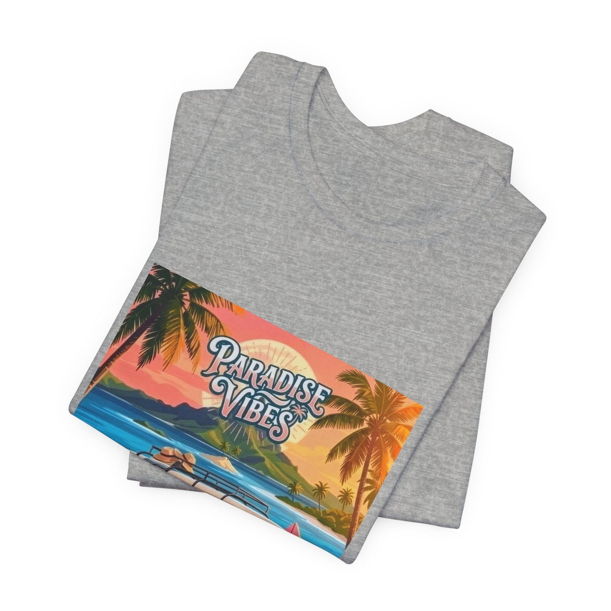 Paradise Vibes Beach Van T-Shirt