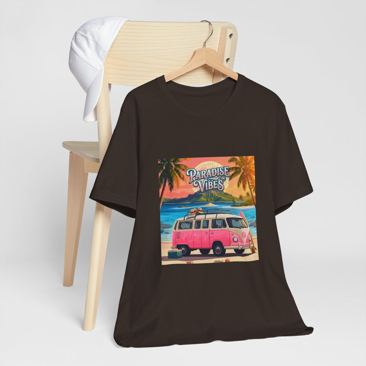 Paradise Vibes Beach Van T-Shirt