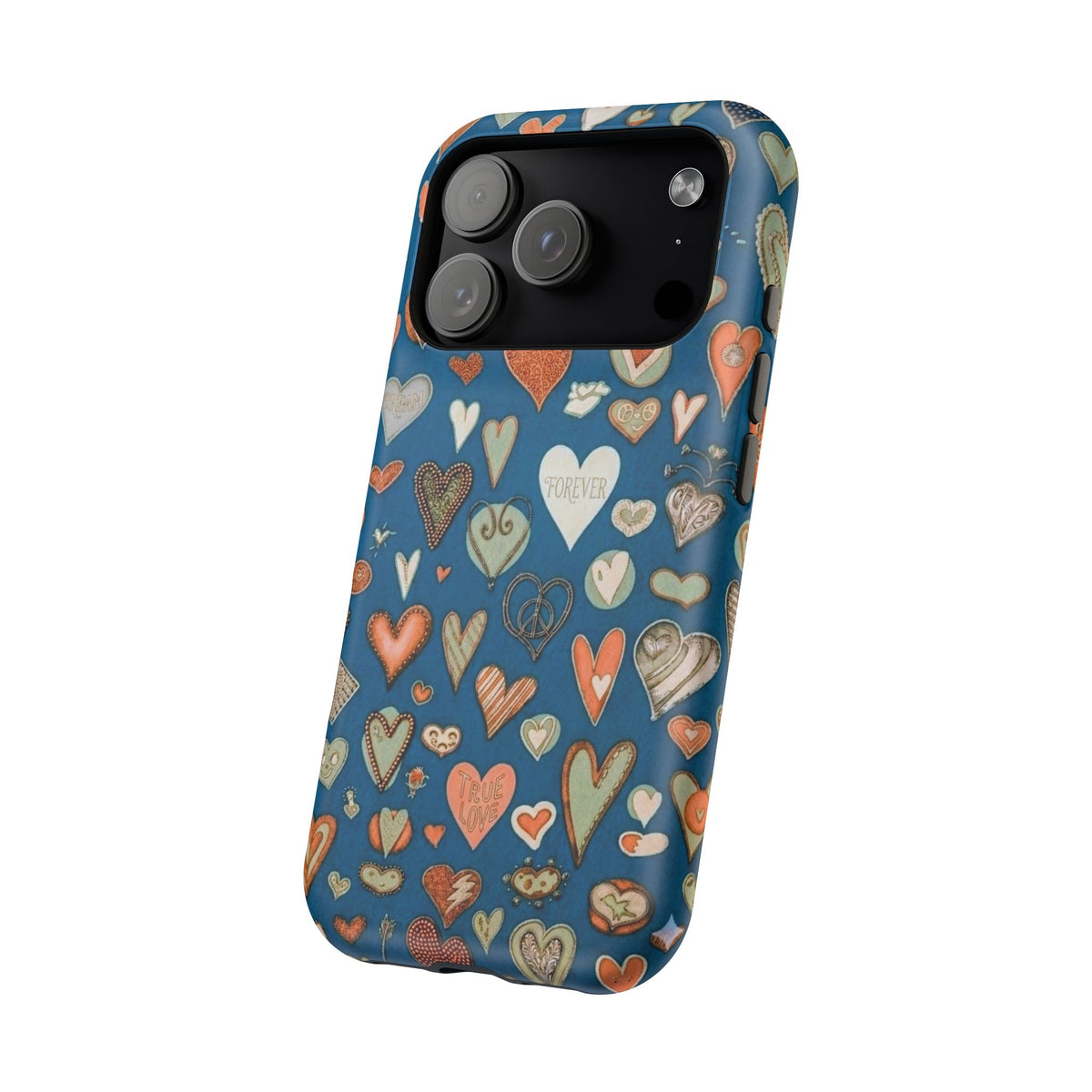 Heart Pattern Magnetic Phone Case