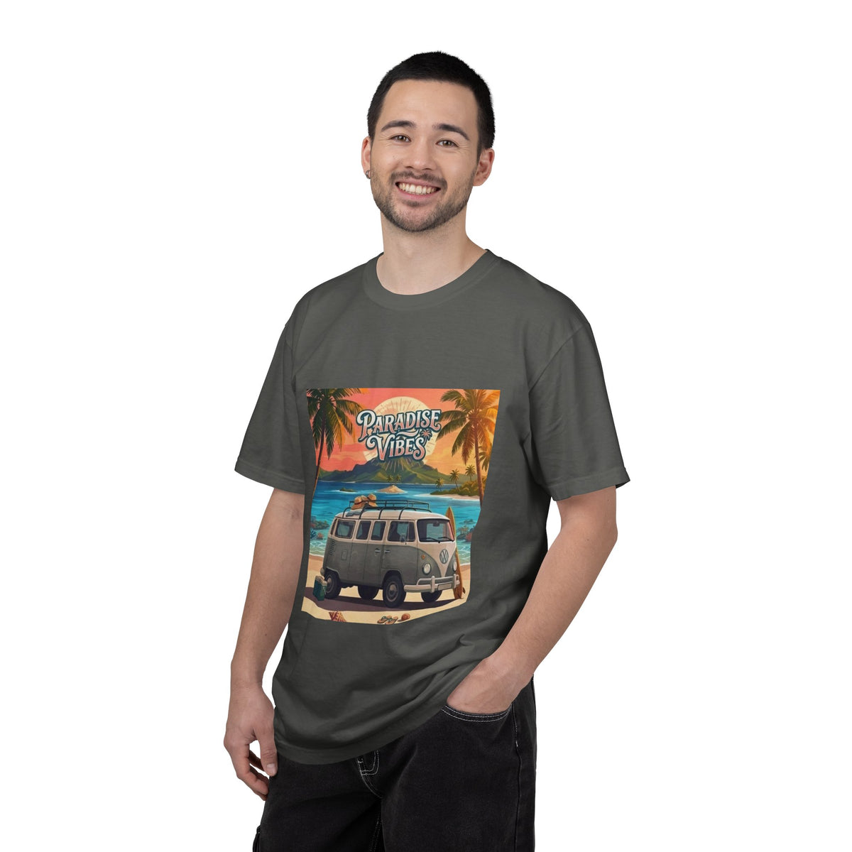 Paradise Vibes Surf Van Men T-Shirt