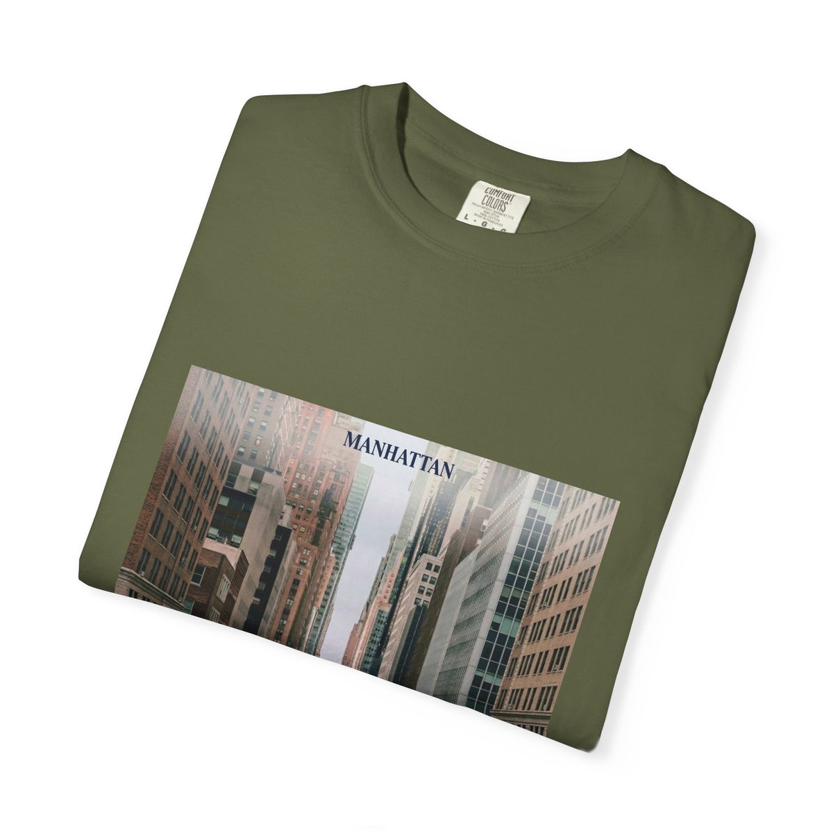 Manhattan Street Photo T-Shirt — Vintage NYC Cityscape Tee