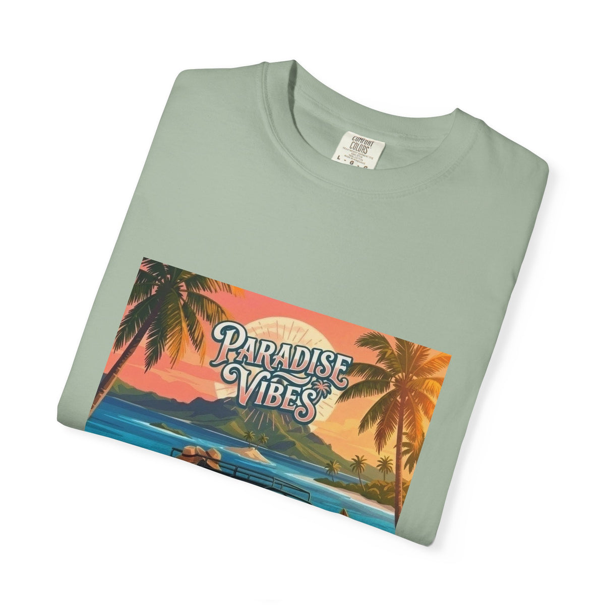 Paradise Vibes Surf Van Men T-Shirt