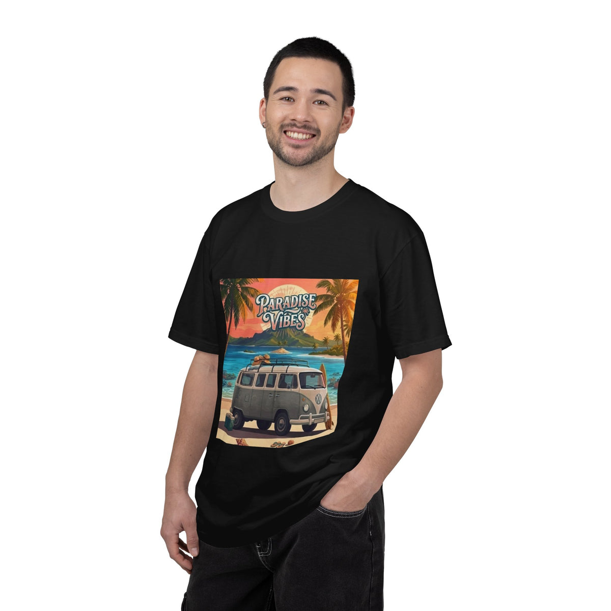 Paradise Vibes Surf Van Men T-Shirt