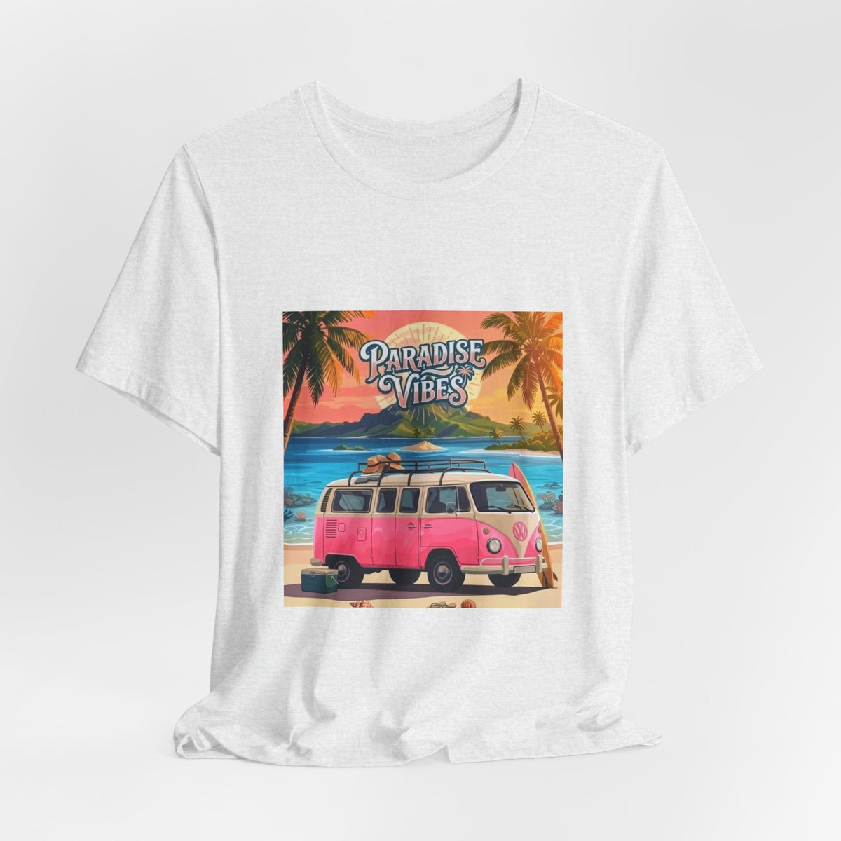 Paradise Vibes Beach Van T-Shirt