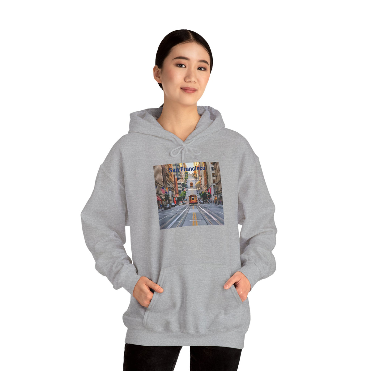 Urban City Street Scene Hoodie