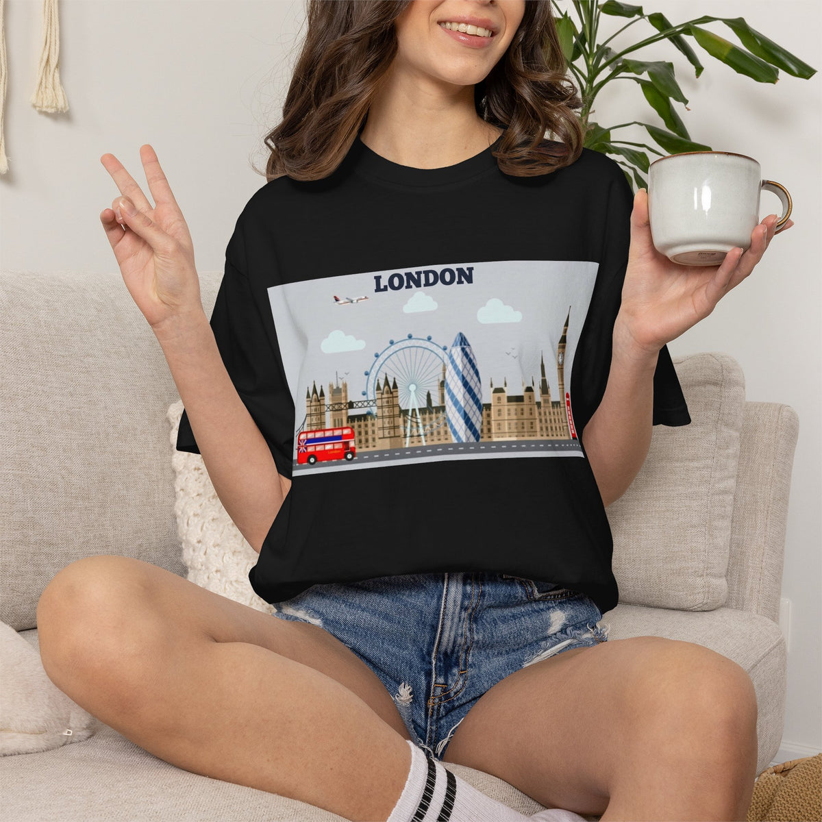 London Skyline Travel T-Shirt